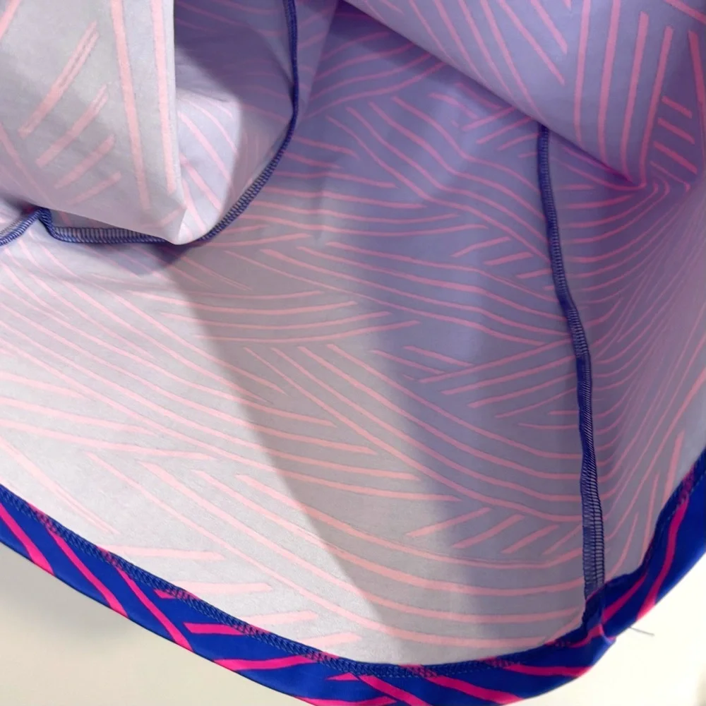 MAHI GOLD Purple & Pink Geometric Mini Dress - Picture 8 of 9